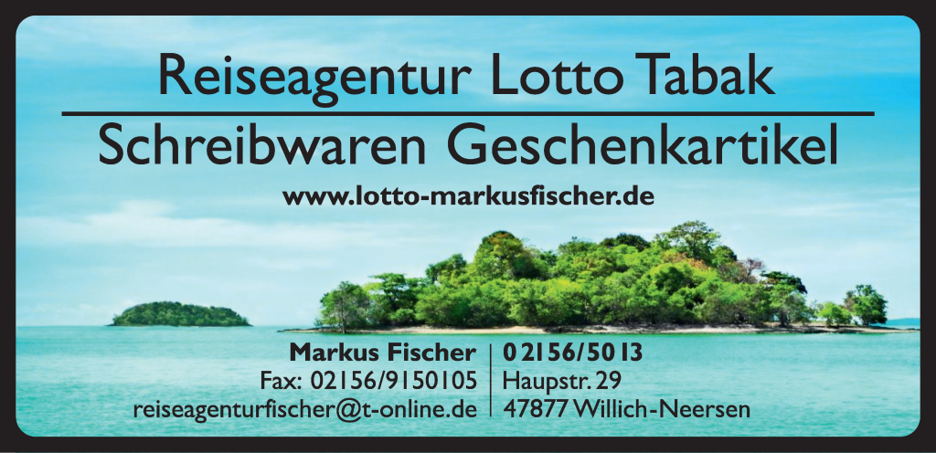 Reiseagentur Lotto Tabak Schreibwaren Geschenkartikel Markus Fischer 1