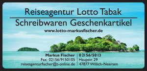 Reiseagentur Lotto Tabak Schreibwaren Geschenkartikel Markus Fischer 46
